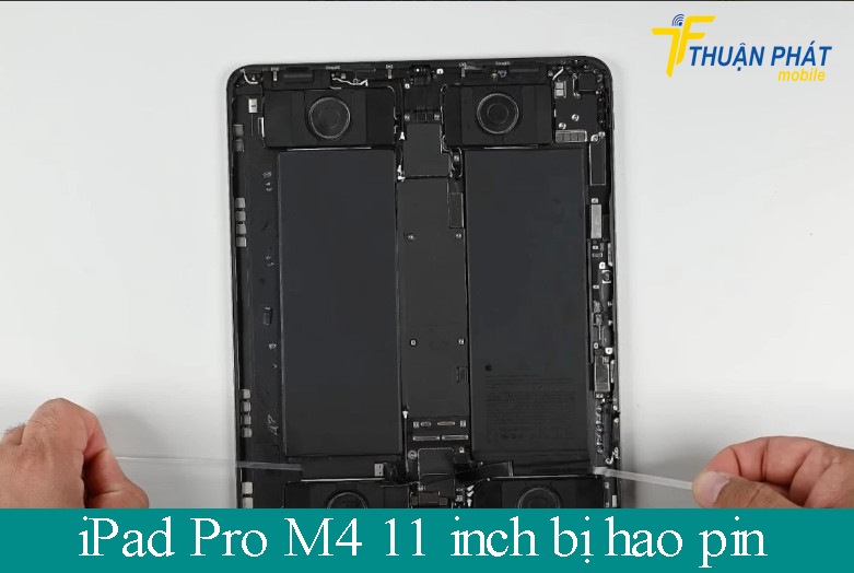 iPad Pro M4 11 inch bị hao pin