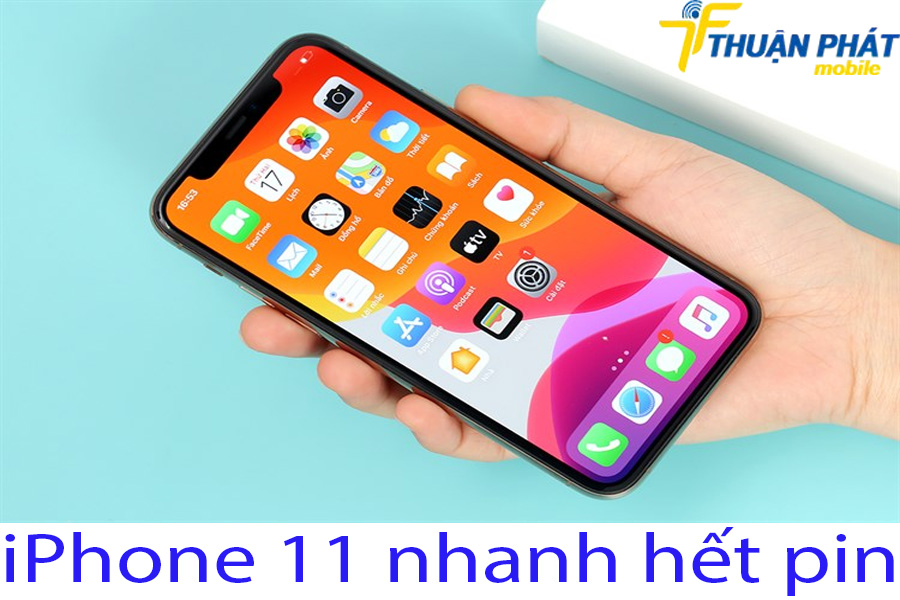 iPhone 11 nhanh hết pin