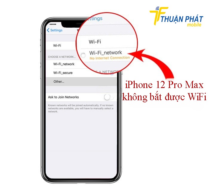 iPhone 12 Pro Max không bắt được wifi iPhone 12 Pro Max không bắt được wifi