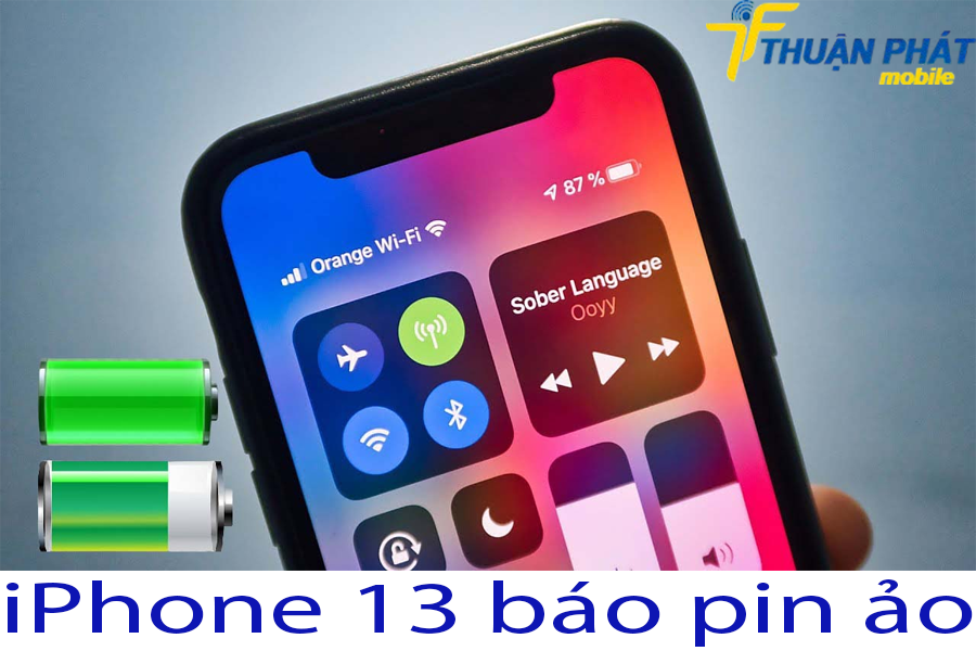 iPhone 13 báo pin ảo