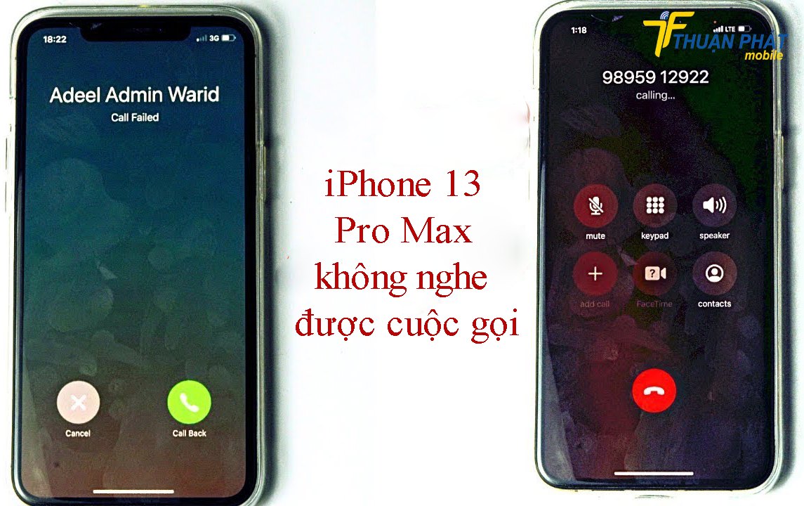 iPhone 13 Pro Max không nghe được cuộc gọi
