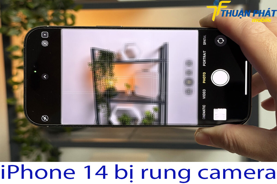 iPhone 14 bị rung camera