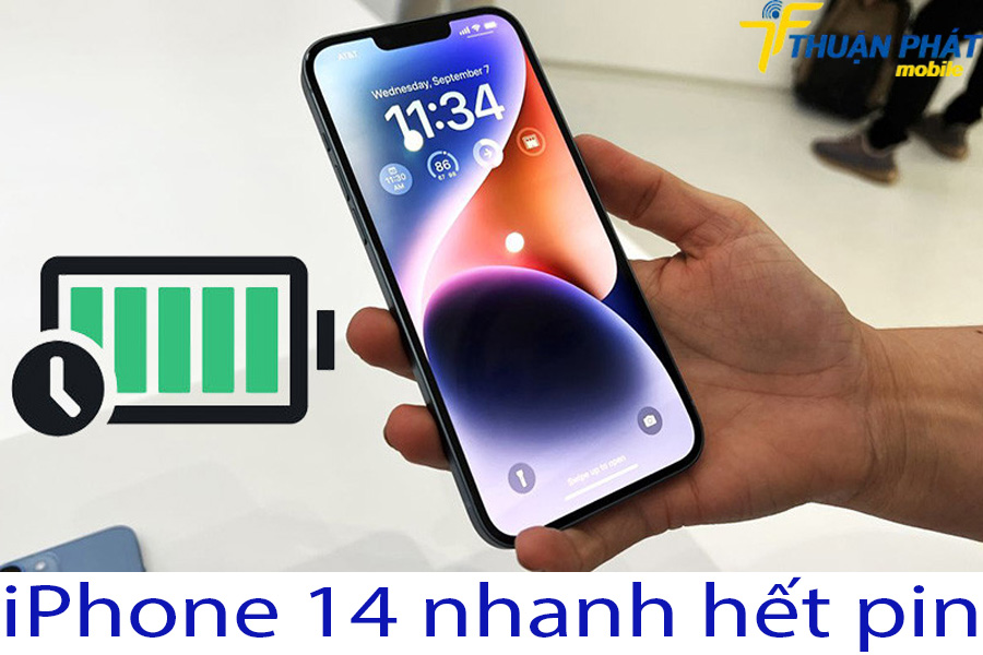 iPhone 14 nhanh hết pin