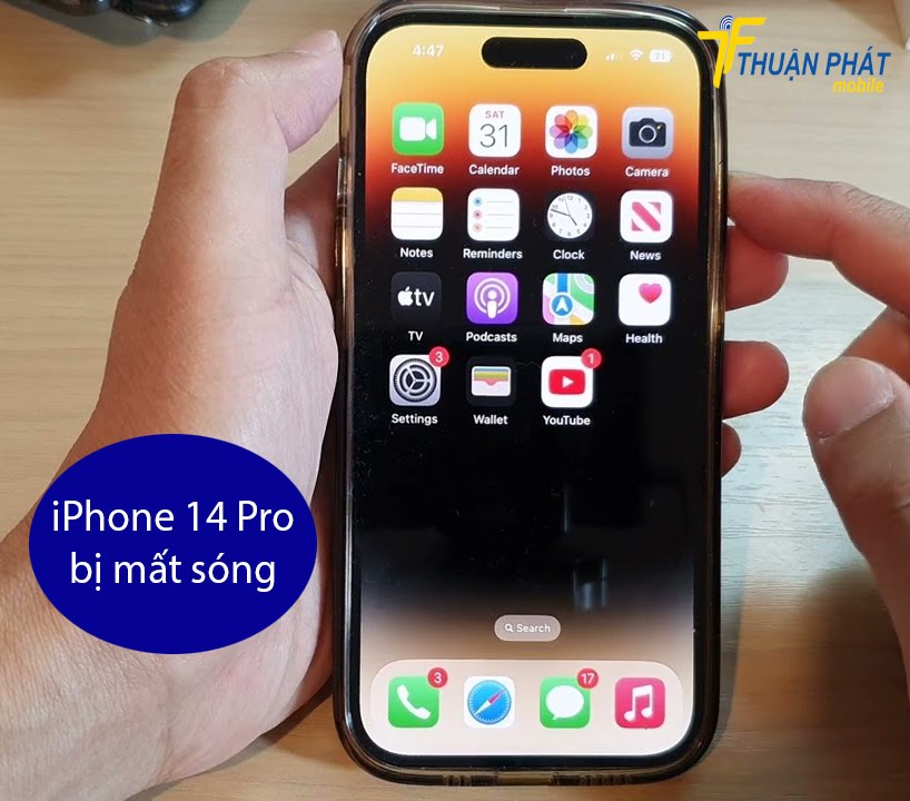 iPhone 14 Pro bị mất sóng