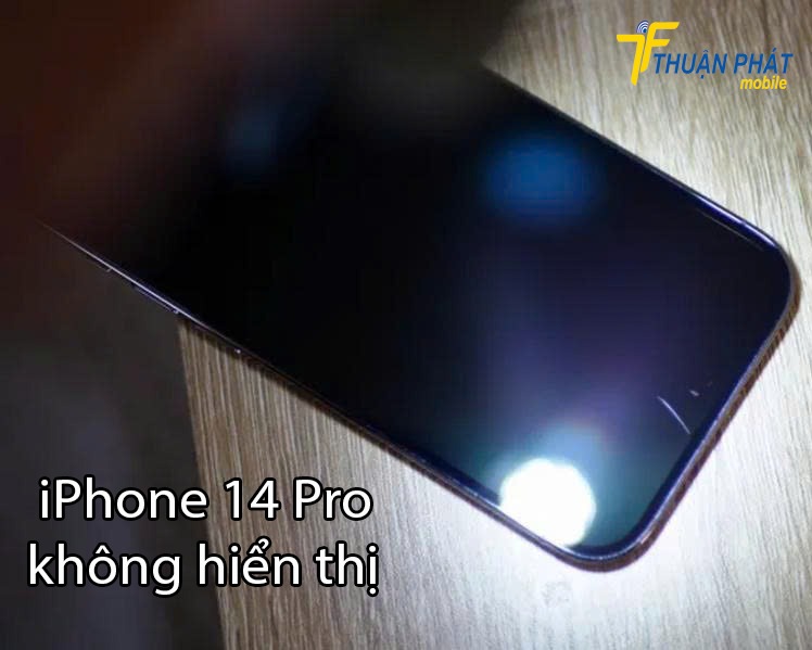 iPhone 14 Pro không hiển thị
