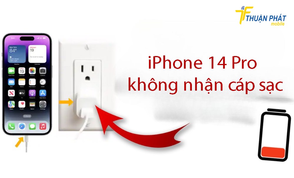 iPhone 14 Pro không nhận cáp sạc iPhone 14 Pro không nhận cáp sạc