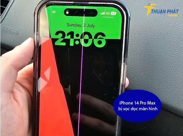 iPhone 14 Pro Max bị sọc dọc màn hình