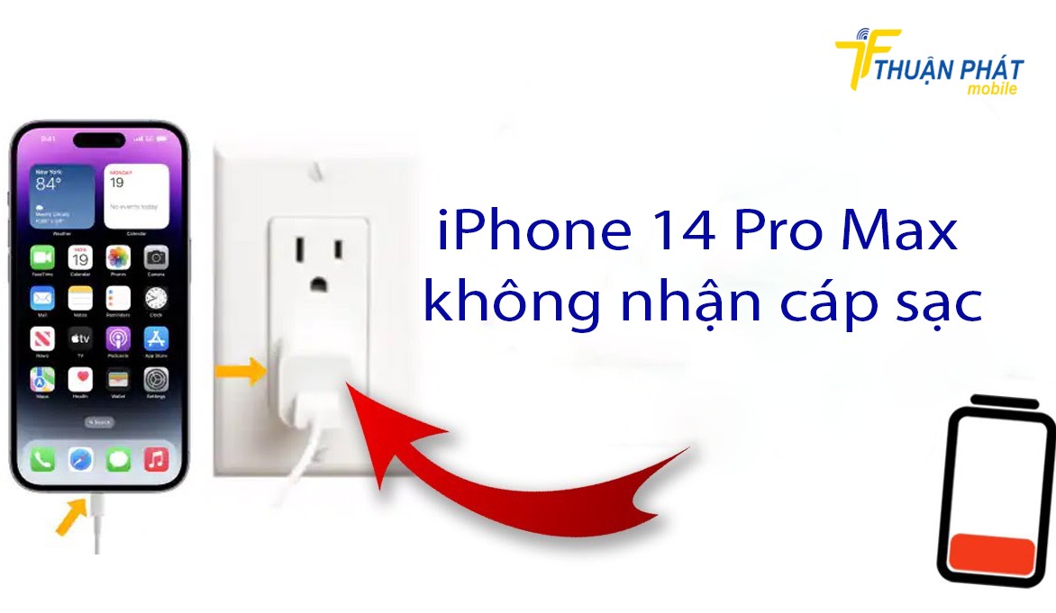 iPhone 14 Pro Max không nhận cáp sạc