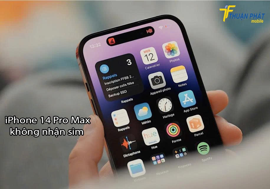 iPhone 14 Pro Max không nhận sim