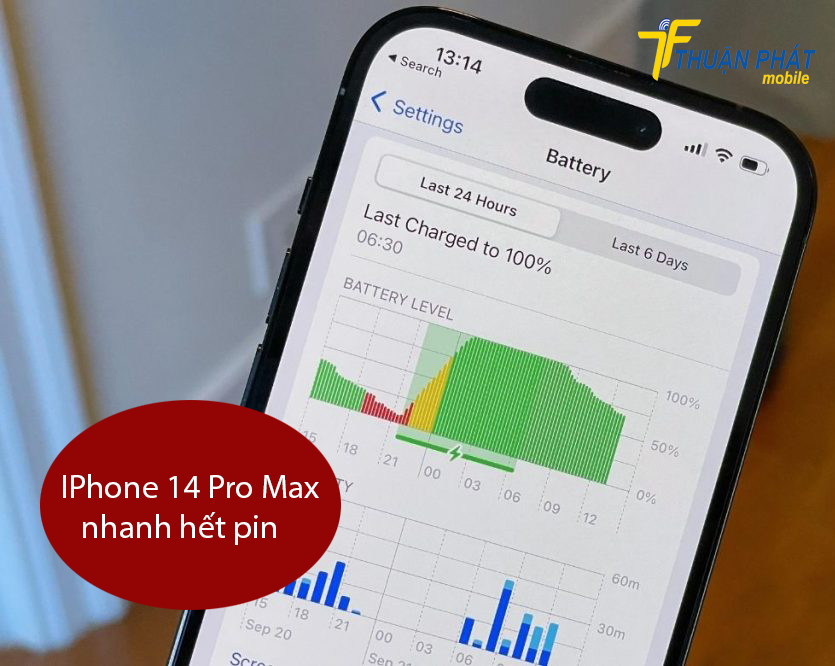 iPhone 14 Pro Max nhanh hết pin