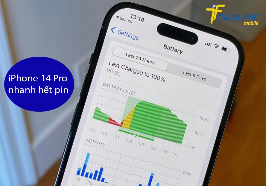 iPhone 14 Pro nhanh hết pin