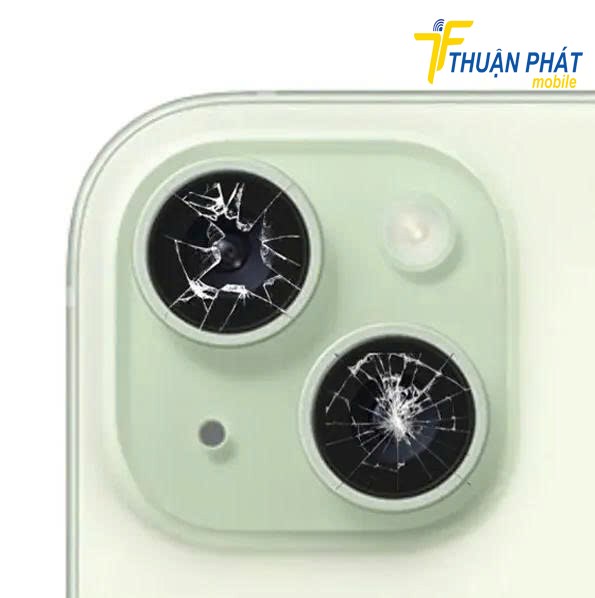 iPhone 15 Plus kính camera bị vỡ