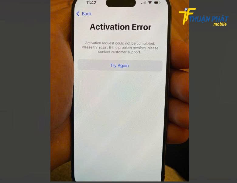 iPhone 15 Pro không kích hoạt