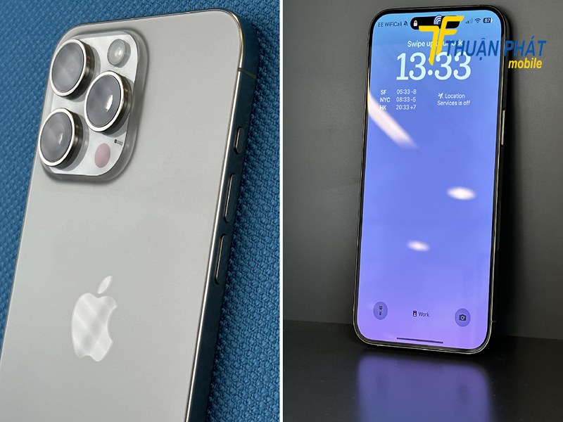 iPhone 15 Pro màn hình bị đốm sáng