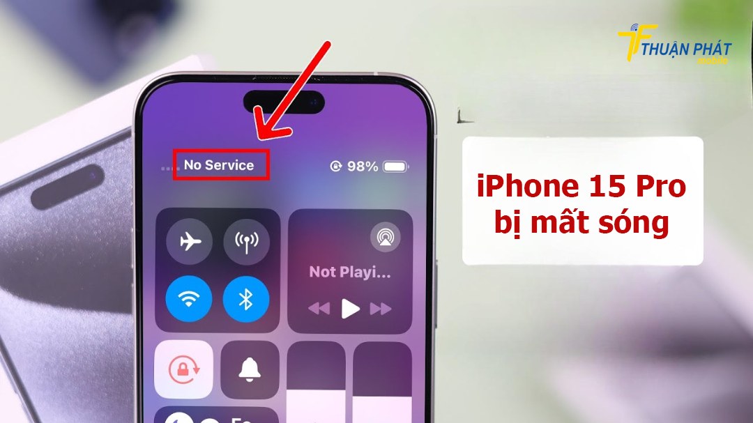 iPhone 15 Pro bị mất sóng