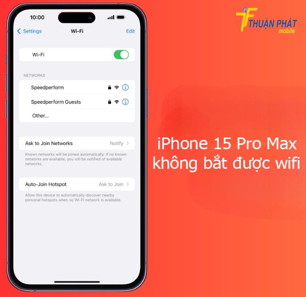 iPhone 15 Pro Max không bắt được wifi iPhone 15 Pro Max không bắt được wifi