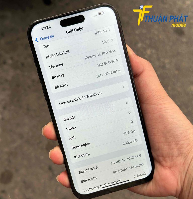 iPhone 15 Pro Max mất imei iPhone 15 Pro Max mất imei