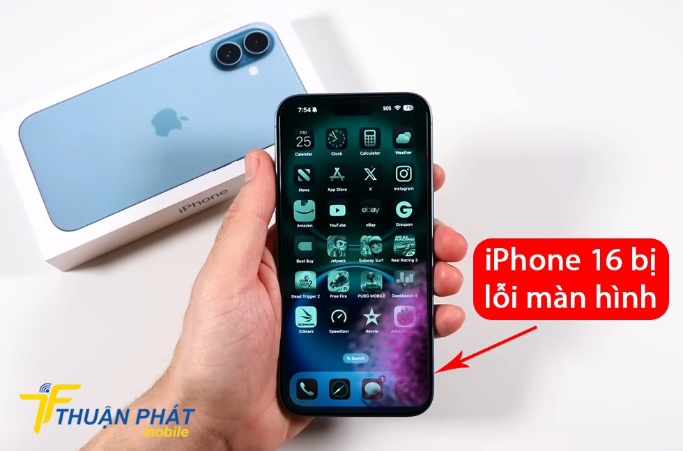 iPhone 16 bị lỗi màn hình