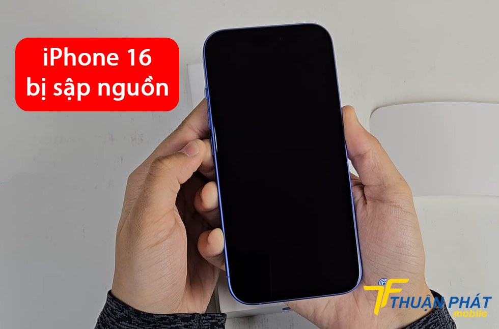 iPhone 16 bị sập nguồn