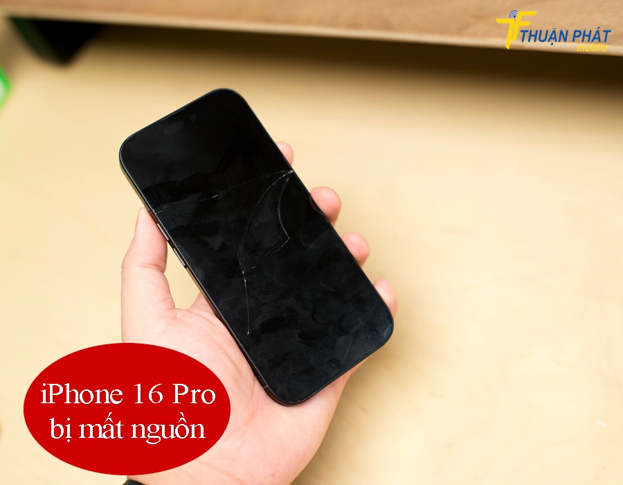 iPhone 16 Pro bị mất nguồn