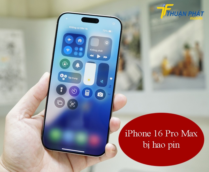 iPhone 16 Pro Max bị hao pin