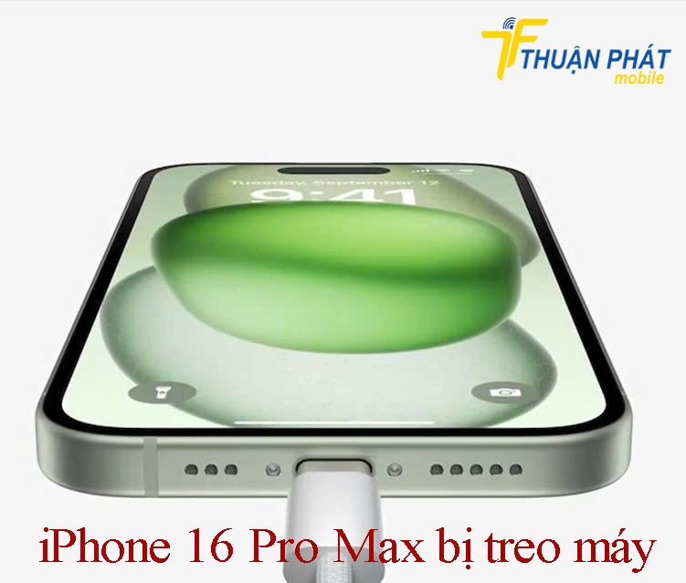 iPhone 16 Pro Max bị treo máy