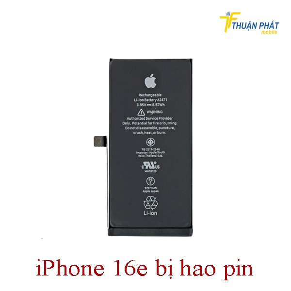 iPhone 16e bị hao pin