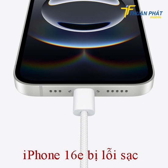 iPhone 16e bị lỗi sạc