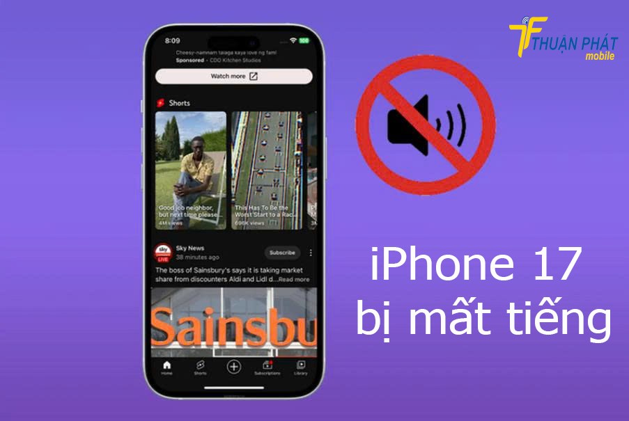 iPhone 17 bị mất tiếng iPhone 17 bị mất tiếng