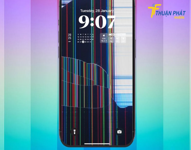 iPhone 17 Pro sọc màn hình