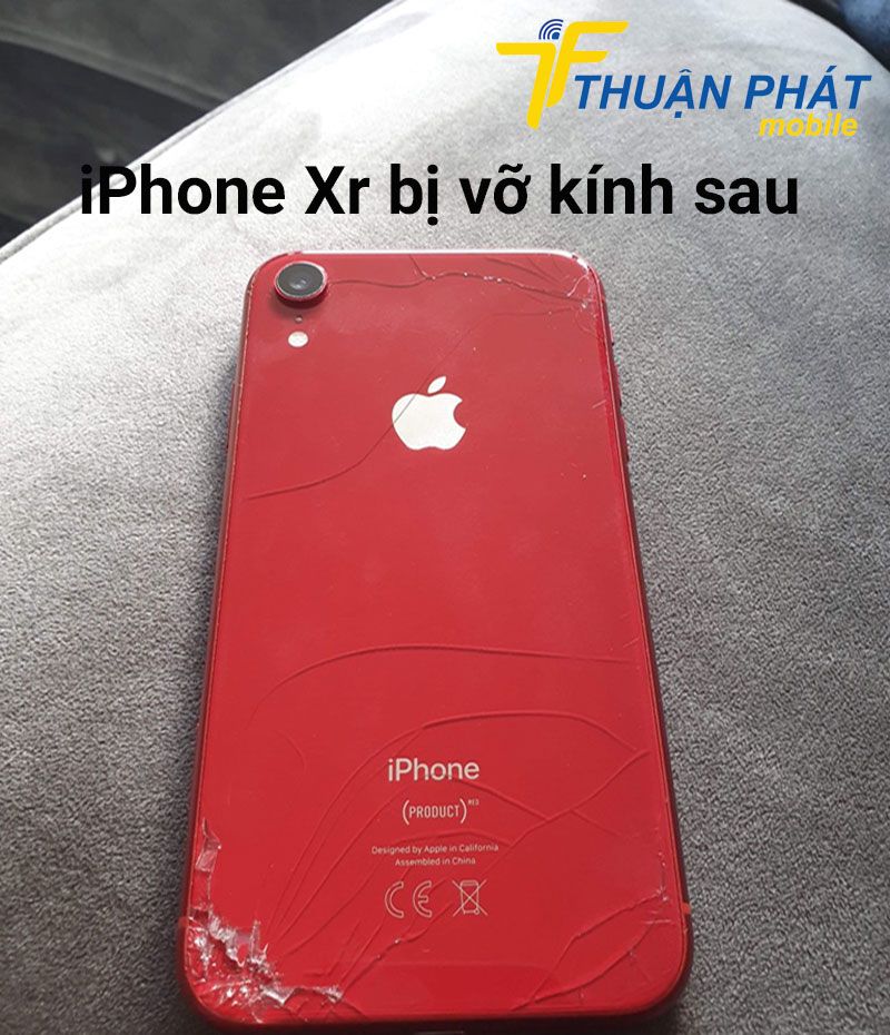 iPhone Xr bị vỡ kính sau