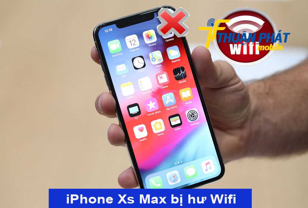 iPhone Xs Max bị hư wifi