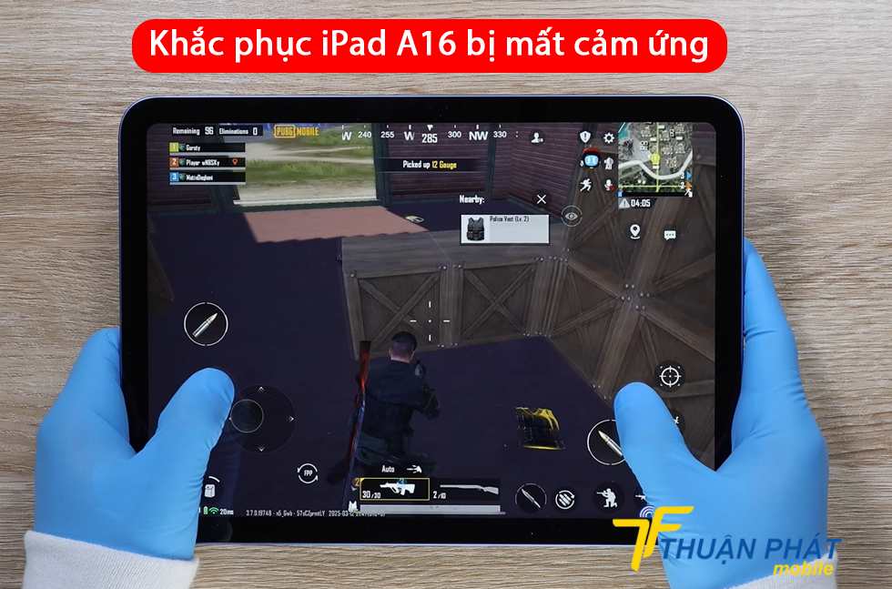Khắc phục iPad A16 bị mất cảm ứng