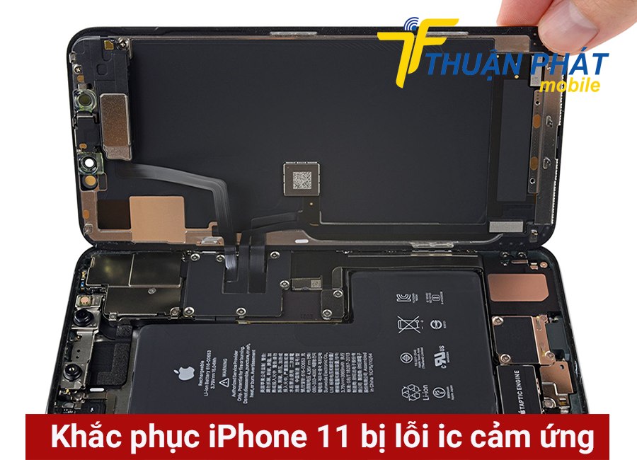 Khắc phục iPhone 11 bị lỗi ic cảm ứng