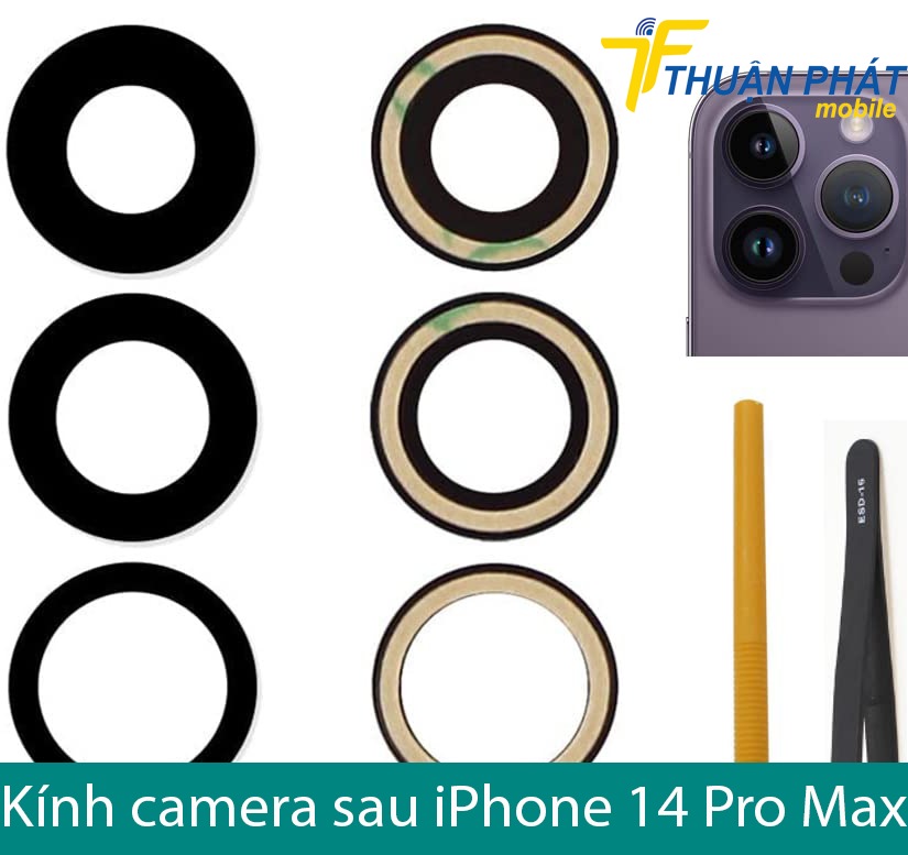 Kính camera sau iPhone 14 Pro Max
