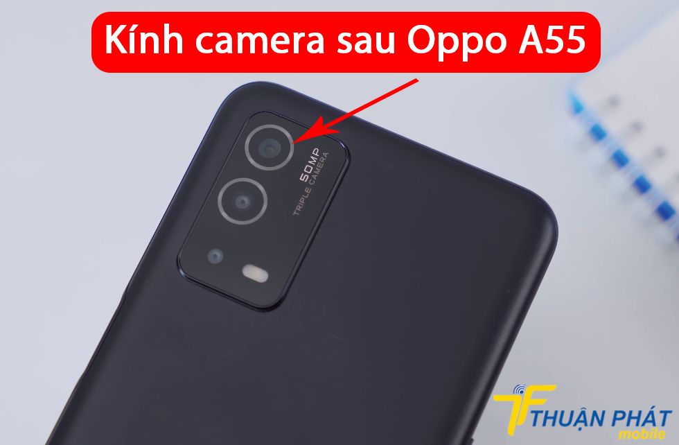 Kính camera sau Oppo A55