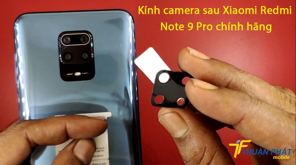 Kính camera sau Xiaomi Redmi Note 9 Pro chính hãng