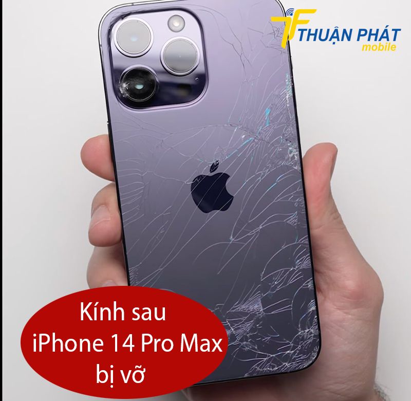 Kính sau iPhone 14 Pro Max bị vỡ