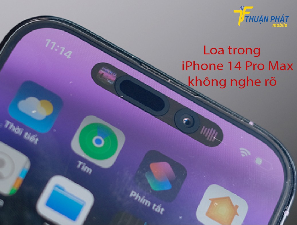 Loa trong iPhone 14 Pro Max không nghe rõ
