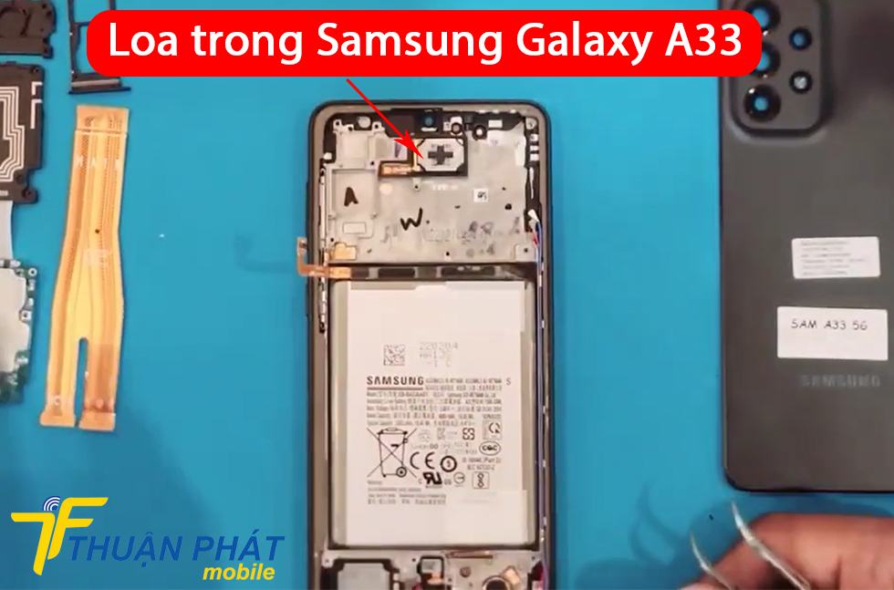 Loa trong Samsung Galaxy A33