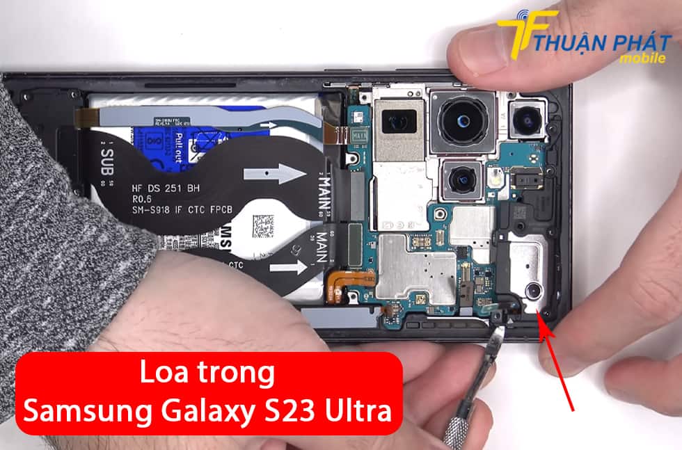 Loa trong Samsung Galaxy S23 Ultra
