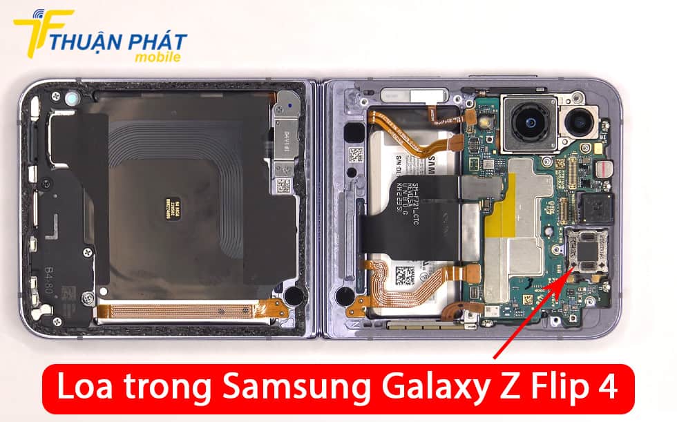 Loa trong Samsung Galaxy Z Flip 4