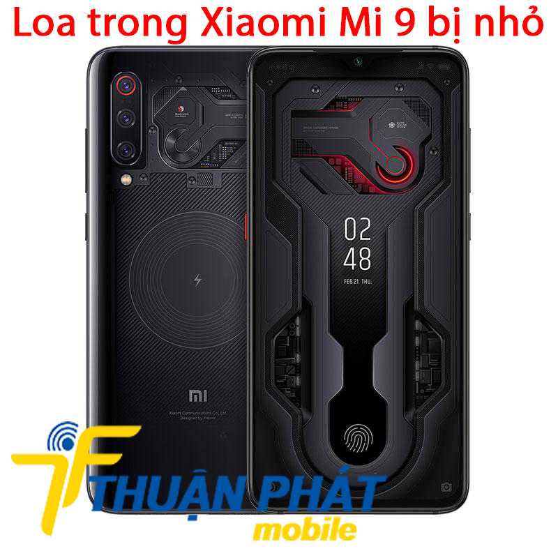 Loa trong Xiaomi Mi 9 bị nhỏ