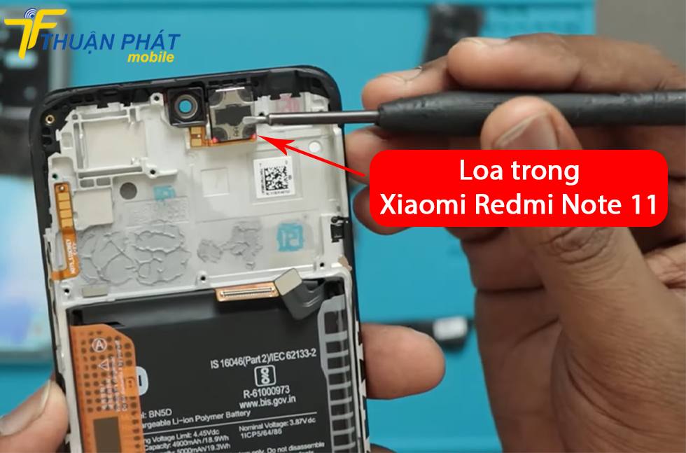 Loa trong Xiaomi Redmi Note 11