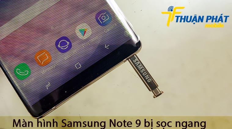 Màn hình Samsung Note 9 bị sọc ngang