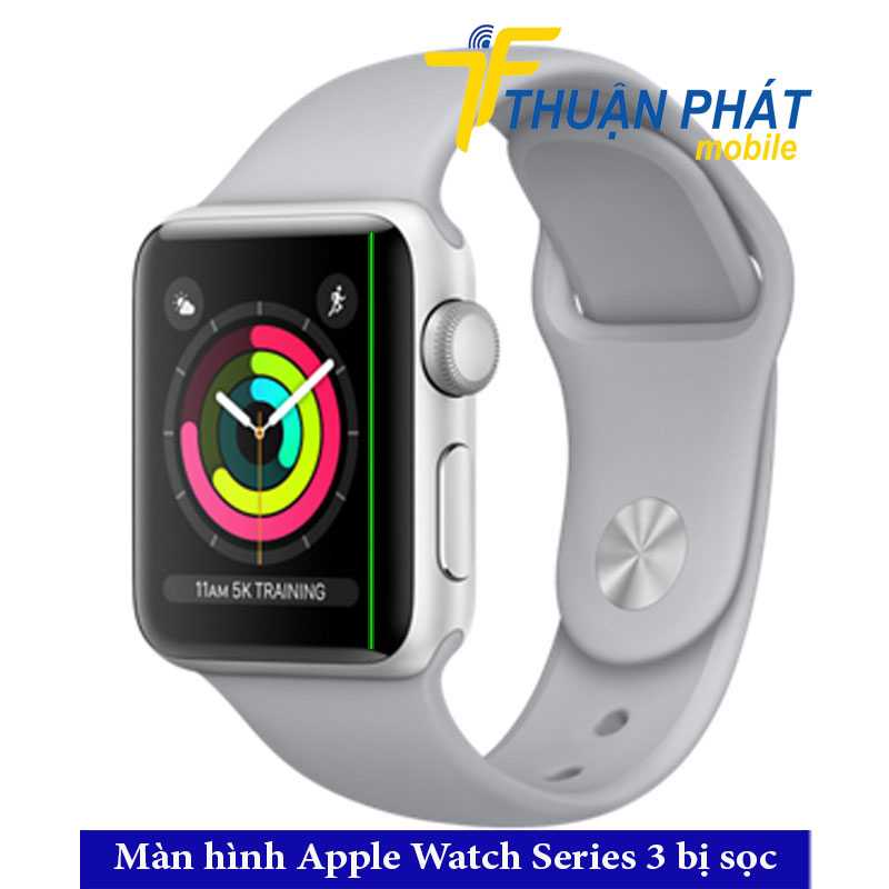Màn hình Apple Watch Series 3 bị sọc