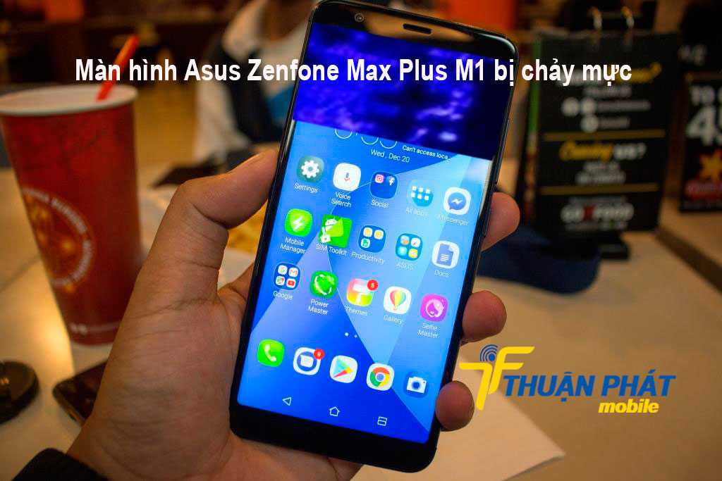 Màn hình Asus Zenfone Max Plus M1 bị chảy mực