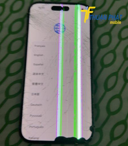 Màn hình điện thoại iPhone 14 Pro bị hư hỏng