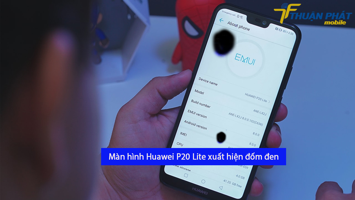 Màn hình Huawei P20 Lite xuất hiện đốm đen
