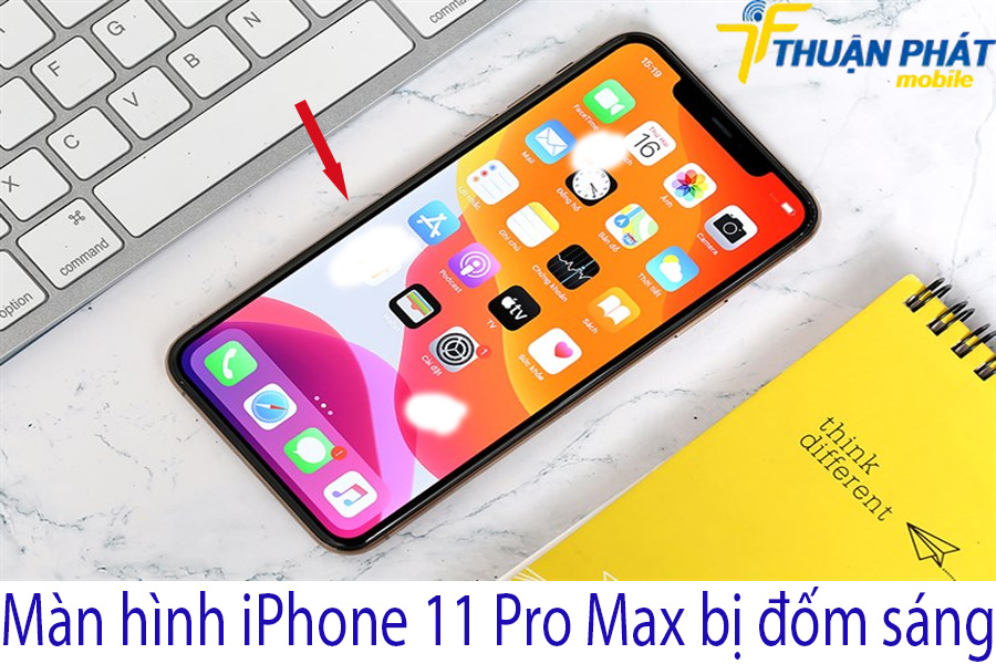 Màn hình iPhone 11 Pro Max bị đốm sáng